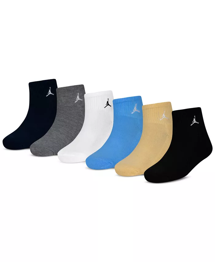 

Большие мальчики 6 пар. Низкие носки Jordan, синий