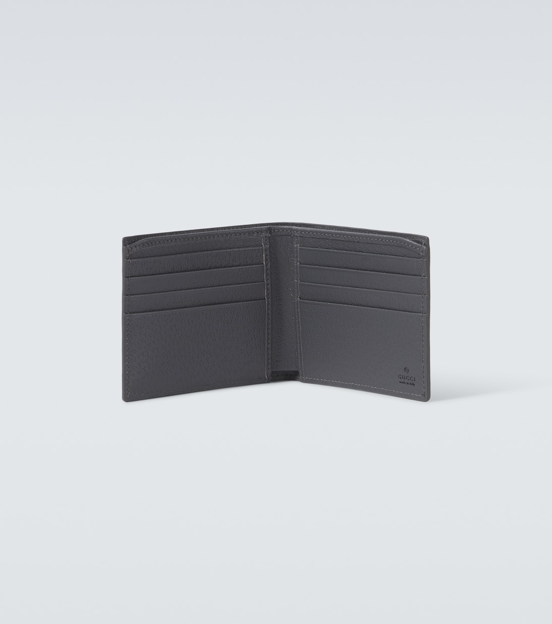 GG Canvas кошелек-книжка Gucci, Black/Steel/Steel — фото 2