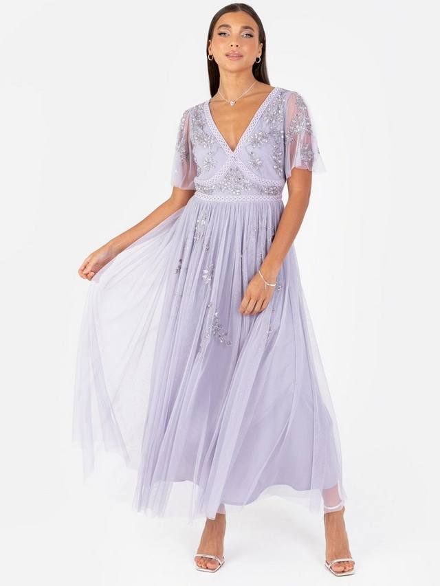 

Макси-платье Maya Deluxe, цвет Thistle Lilac/Silver