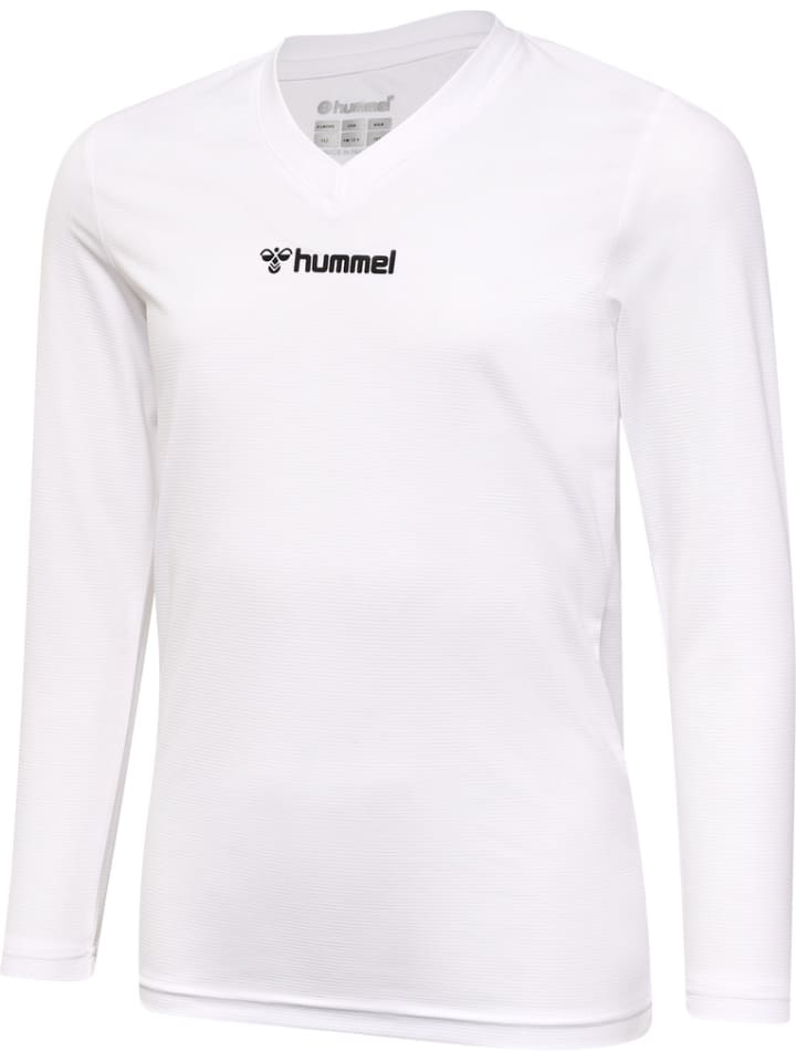 

Рубашка "Hmlbl Essential Tee L/S Kids" белого цвета Hummel