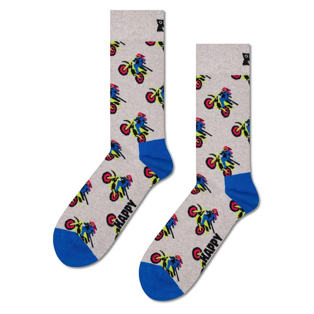 

Носки 3 шт Happy Socks Fast sports gift set crew, серый