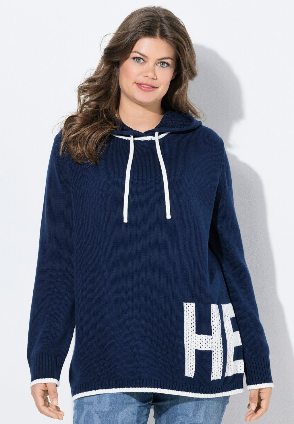 

Джемпер LONG-SLEEVE LAURASØN, темно-синий