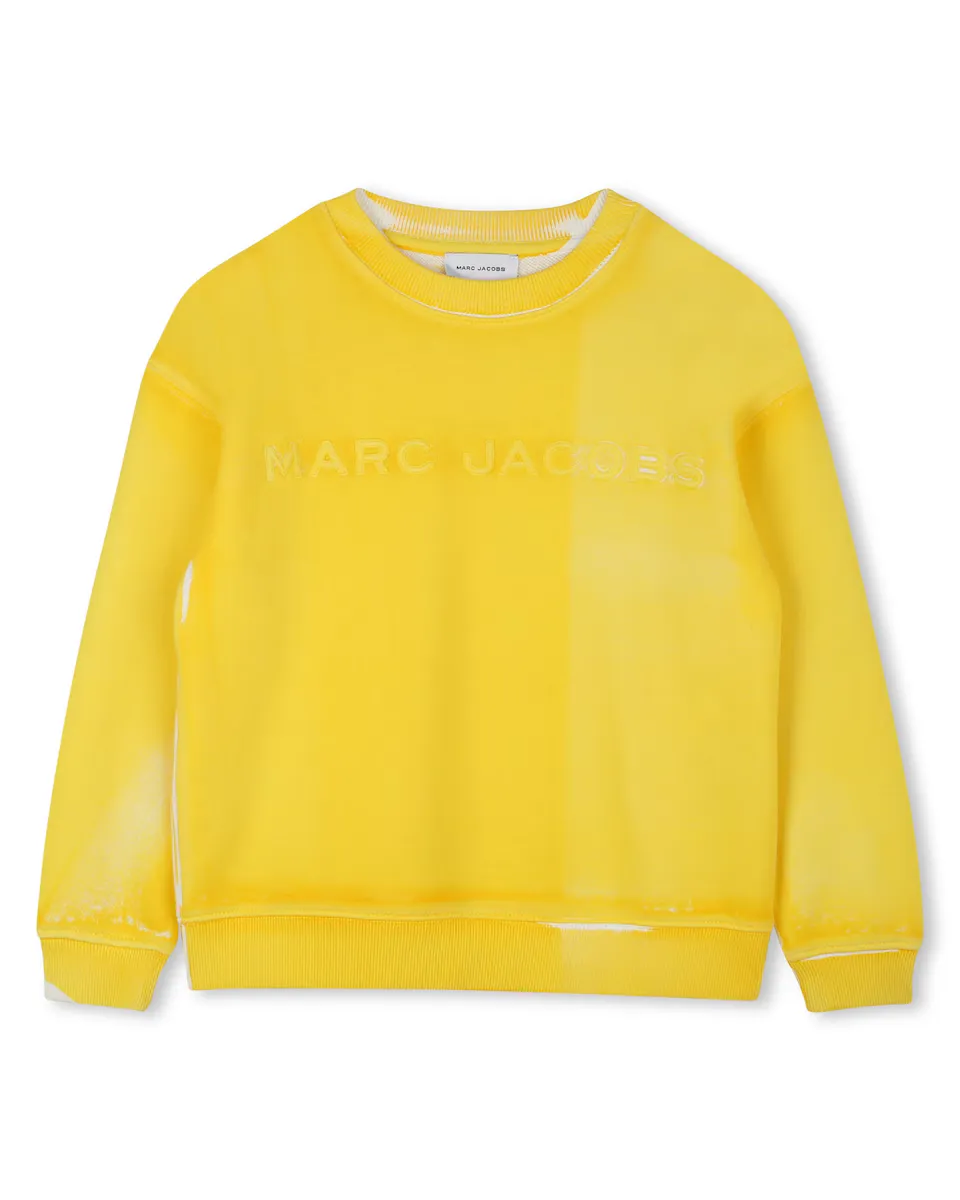 

Хлопковая толстовка с круглым вырезом Marc Jacobs, жёлтый