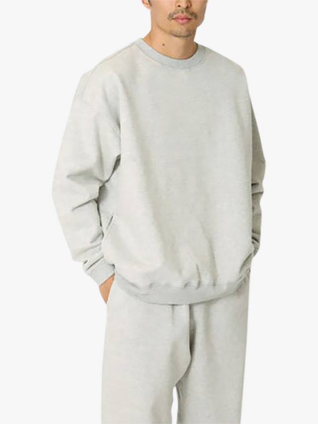 

Хлопковый свитшот с круглым вырезом Snow Peak, Mid Grey