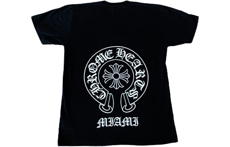 

Футболка унисекс черная Chrome Hearts, черный
