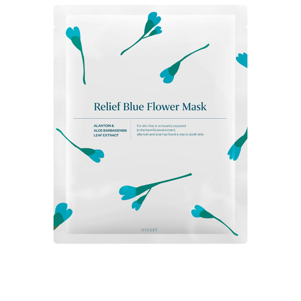 

Маска для лица Relief blue flower mask Hyggee, 35 мл