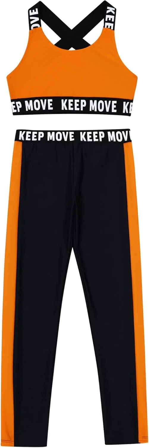 Спортивный костюм из 2 предметов с камуфляжным принтом Moggemol, Orange-d — фото 4