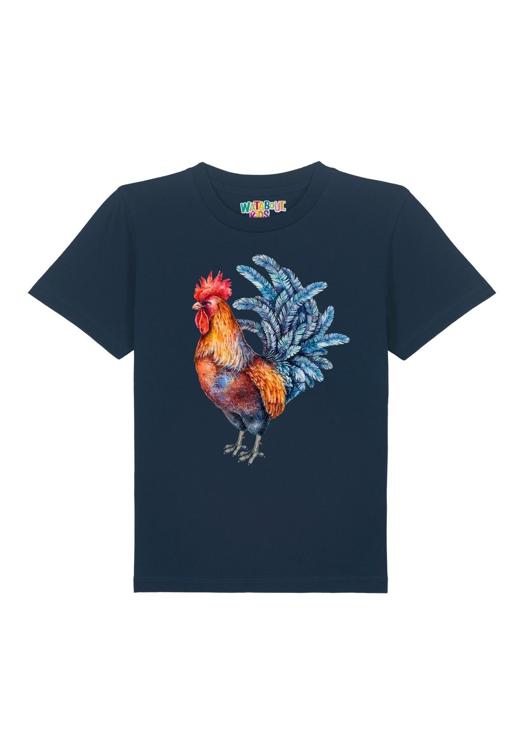

Футболка с принтом GRIMMIGER GOCKEL Watapparel, цвет french navy