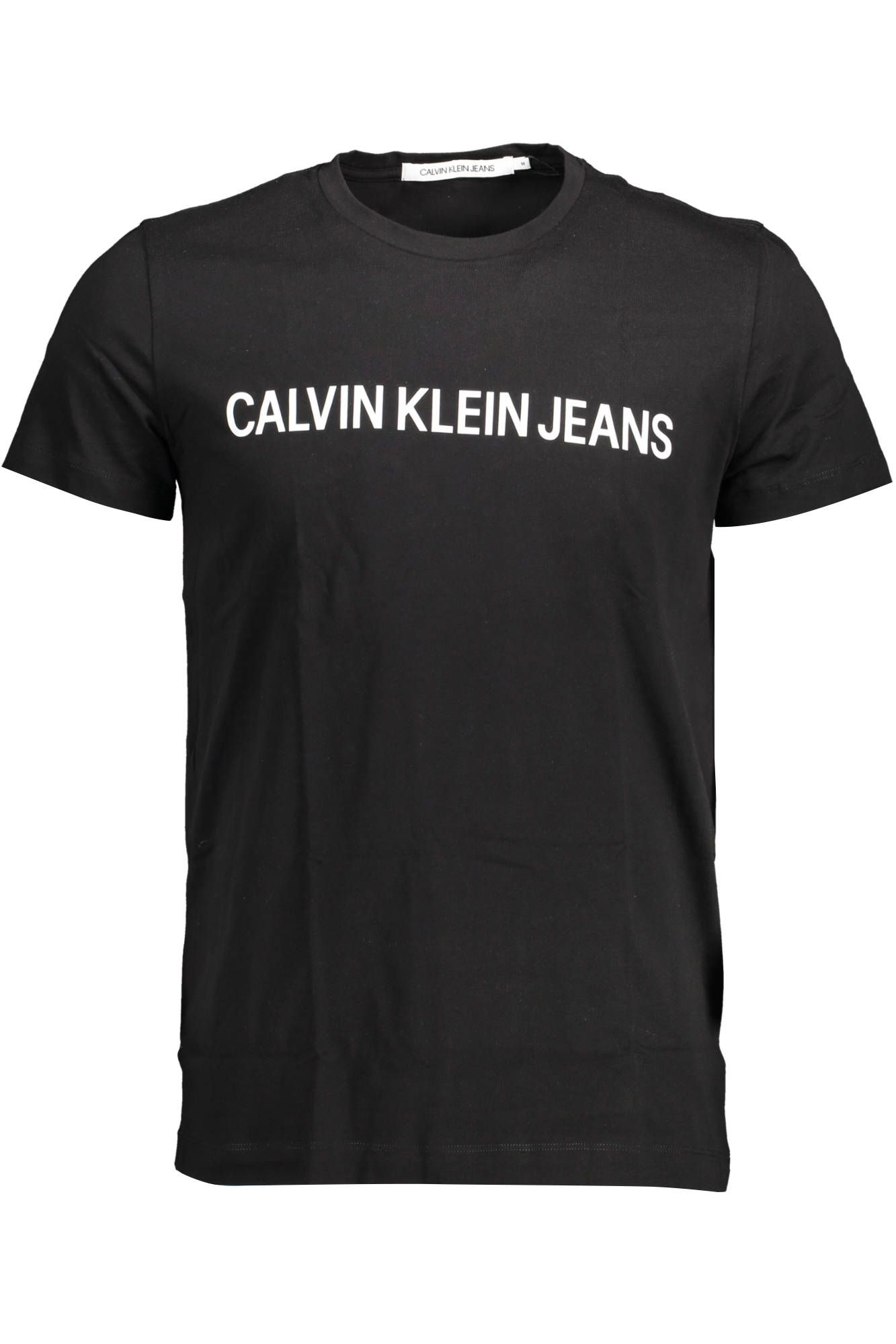 

Черная хлопковая мужская футболка Calvin Klein