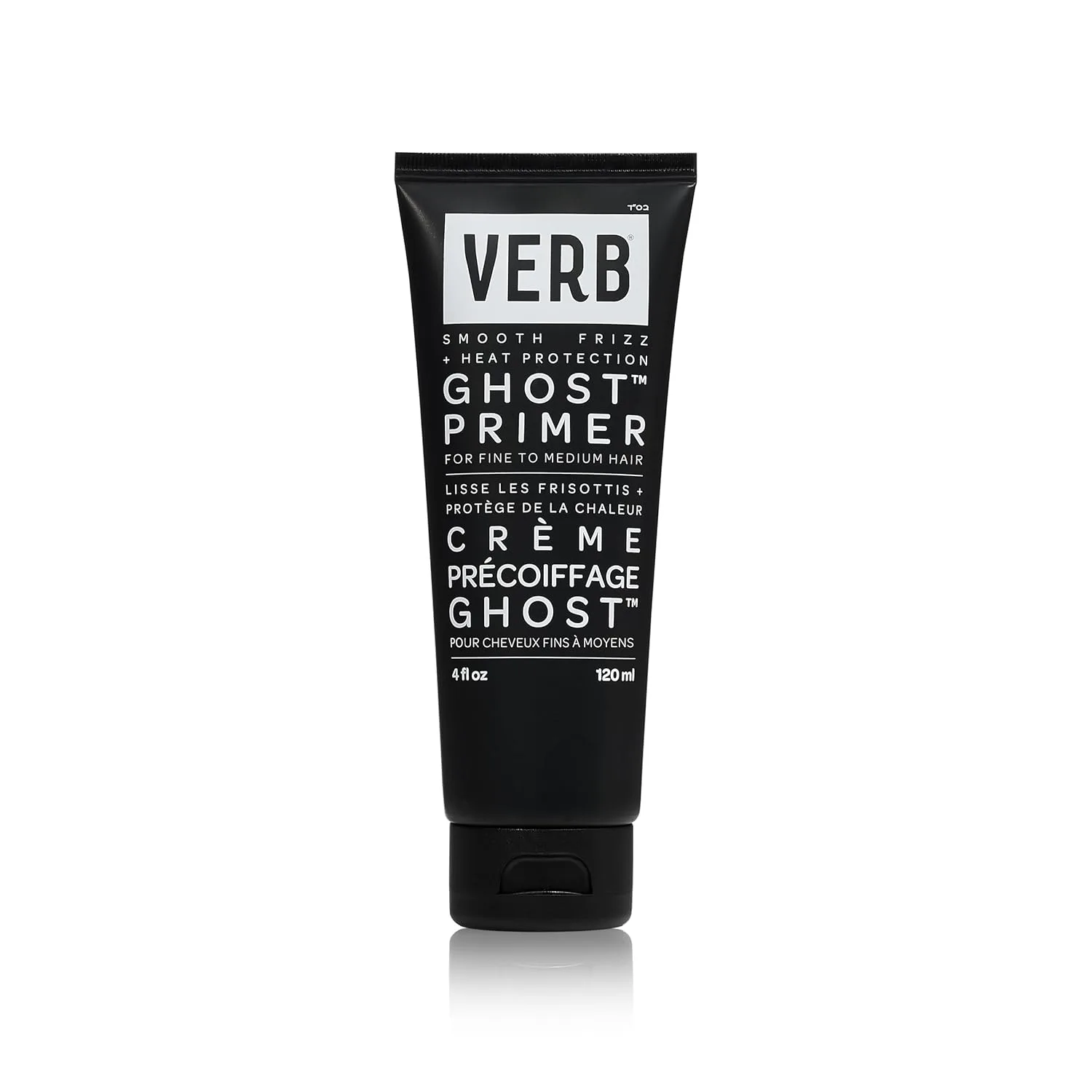 Термозащитный праймер VERB Ghost Primer с маслом маргины - крем для укладки, контролирующий пушистость волос - веганский продукт, без парабенов и вредных сульфатов. 118 мл (1 шт.), green