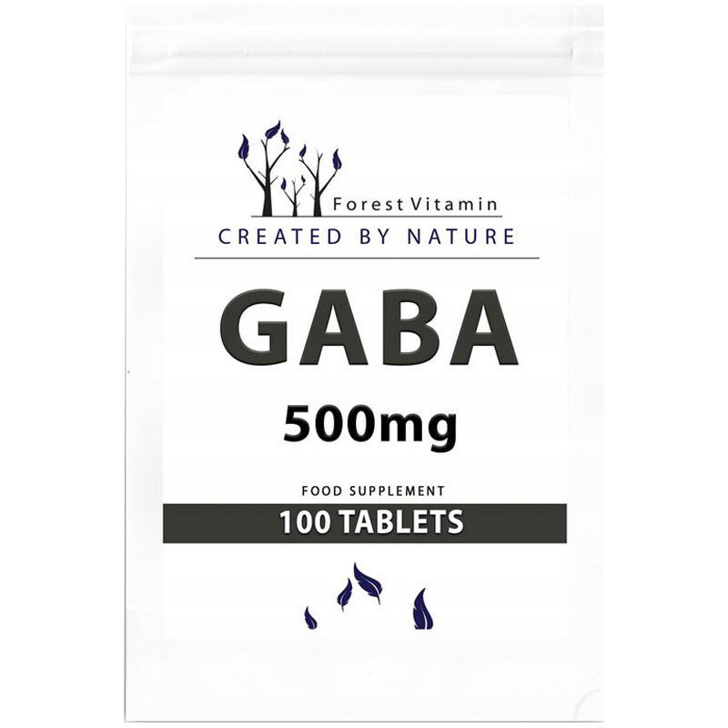 

Лесной витамин, Габа 500мг, БАД, 100 таб Forest Vitamin
