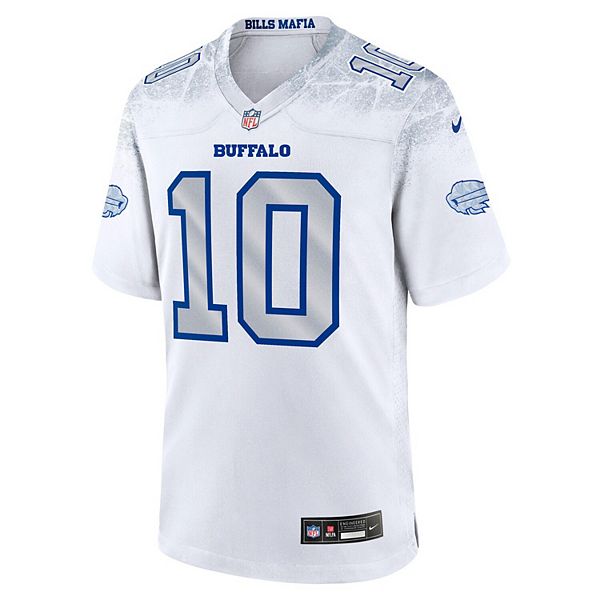 Мужская футболка Khalil Shakir Buffalo Bills белая из коллекции Rivalries 2025 Nike — фото 3