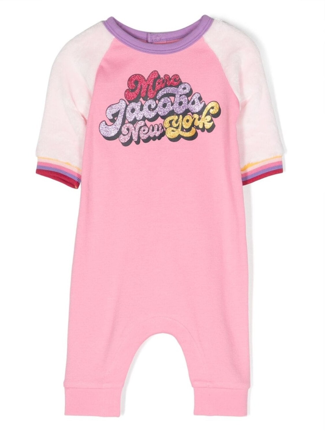

Marc Jacobs Kids боди с логотипом, розовый