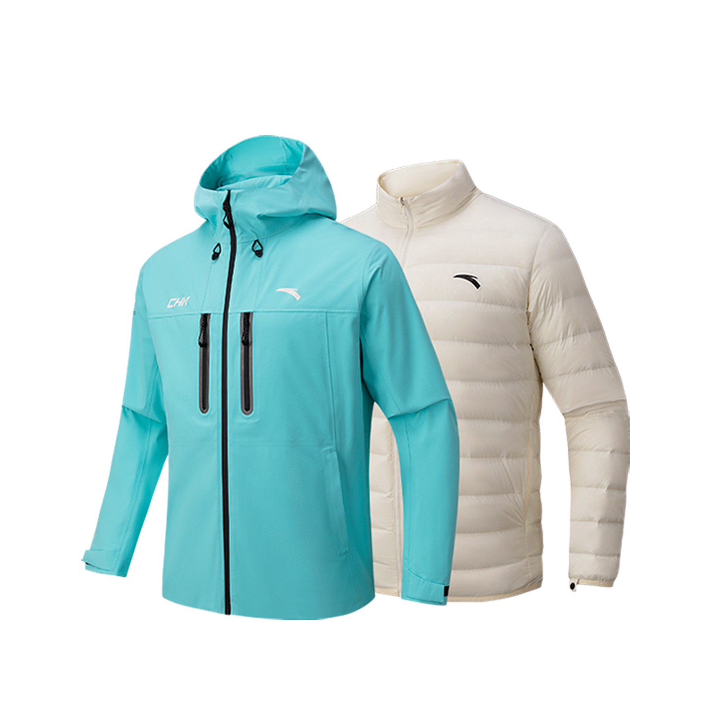 

Куртка-ветровка Unisex Waterproof And Windproof из коллекции Outdoor ANTA, светло jade синий-2