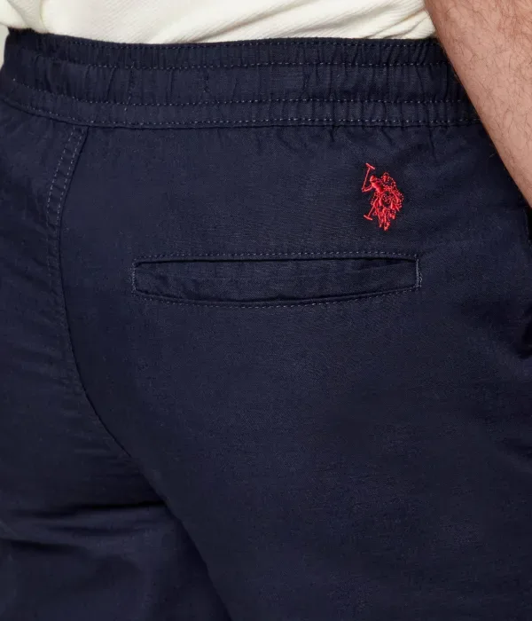 Брюки classic fit Us Polo Assn, темно-синий — фото 4