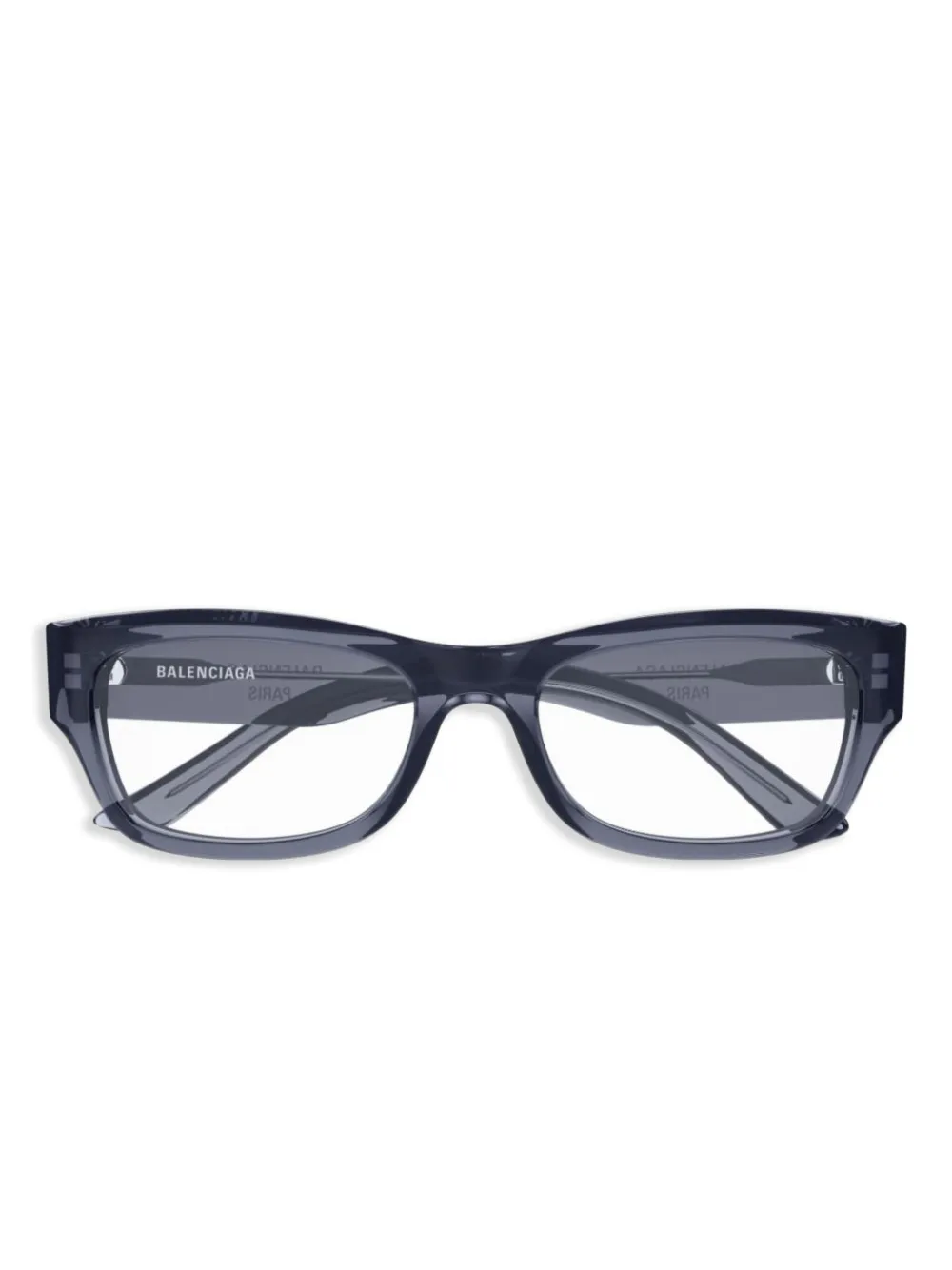 

Солнцезащитные очки в массивной оправе Balenciaga Eyewear, серый