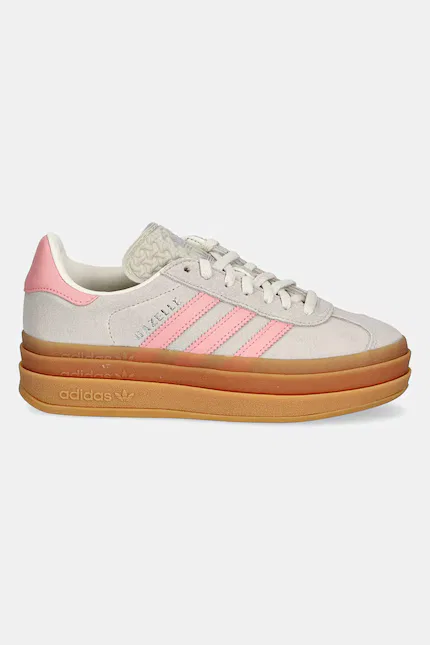 Кроссовки детские GAZELLE BOLD Adidas Originals, бежевый — фото 2
