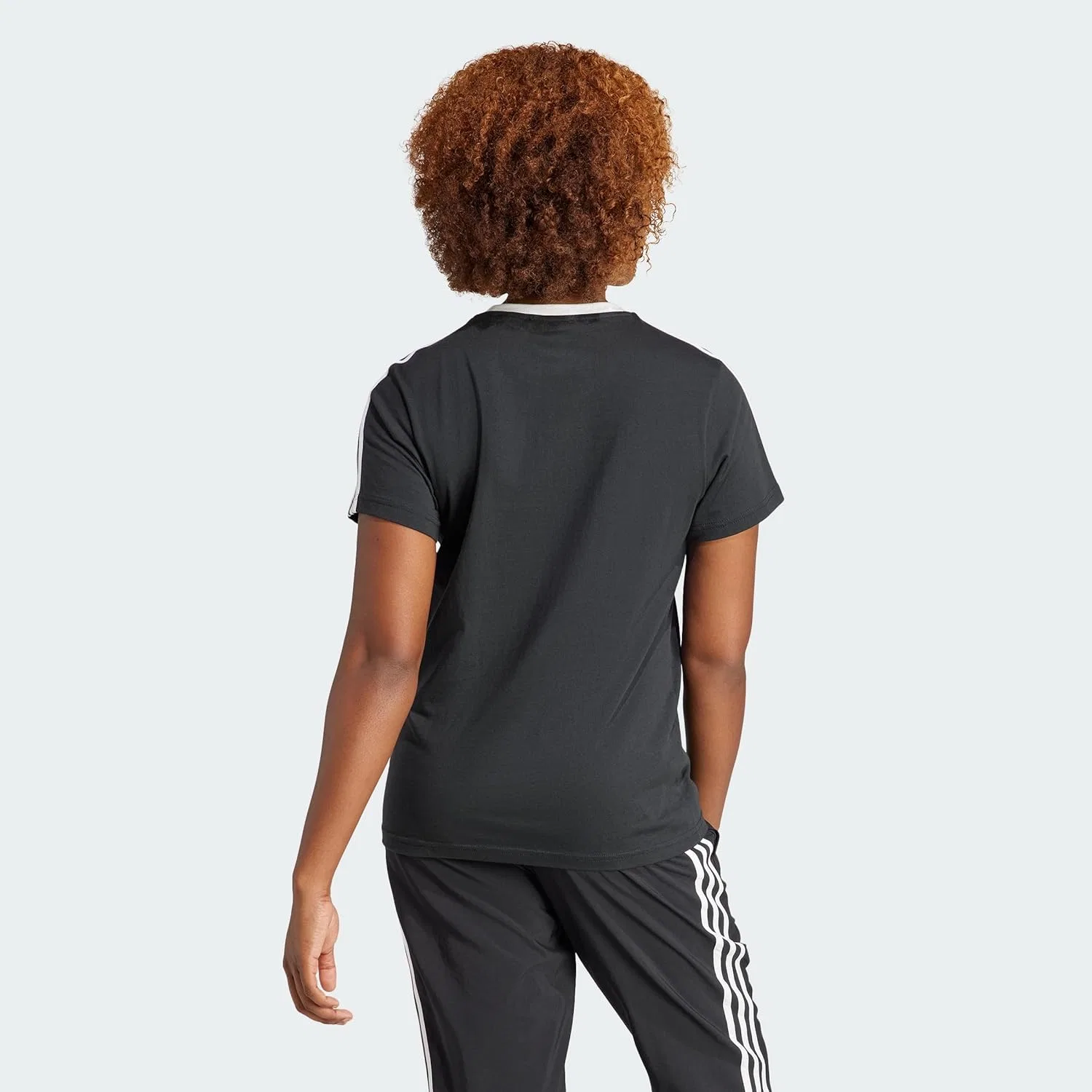 Футболка активная adidas, женская, Black/White — фото 4