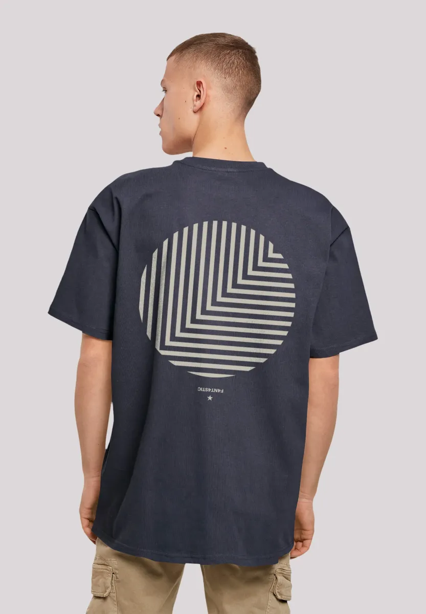 

F4NT4STIC Футболка "Geometrics Grey", принт, цвет морской волны