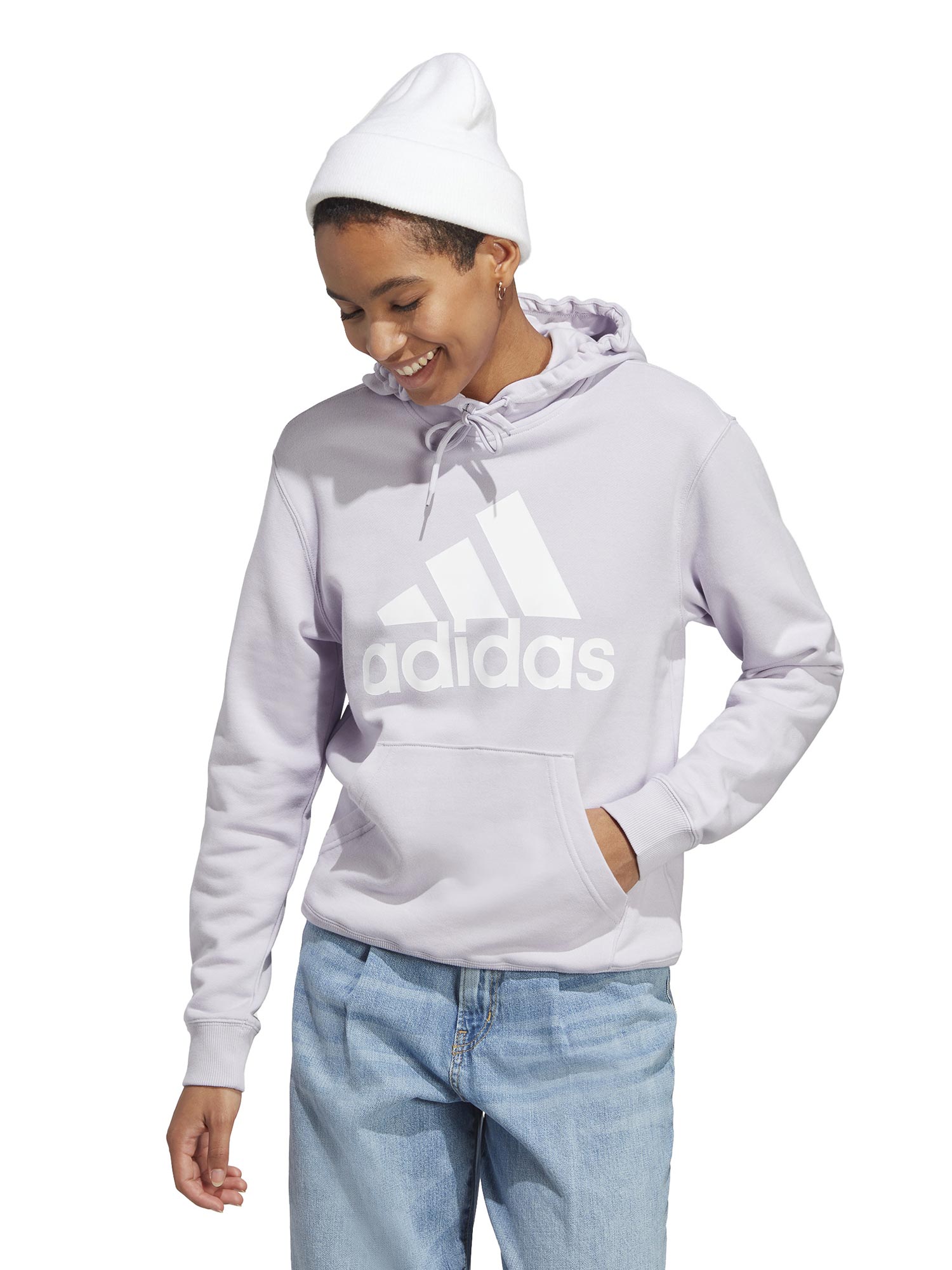 

Толстовка Adidas Sportswear Essentials Big Logo Regular, фиолетовый