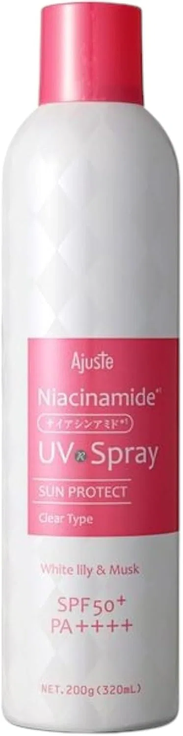 Спрей солнцезащитный Niacinamide Airy Touch UV, белая лилия и мускус, SPF 50+ PA++++, 200 г, набор 3 шт — фото 2