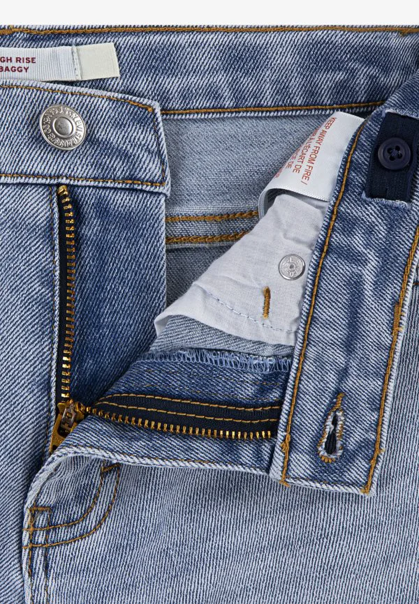 Джинсы с высокой посадкой, свободные, расклешенные. Levi'S, This And That Withoot Destruction — фото 3