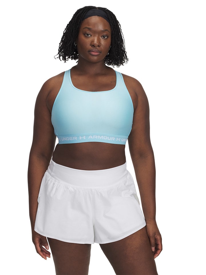 

Under Armour Спортивный бюстгальтер светло-голубого цвета - размер M