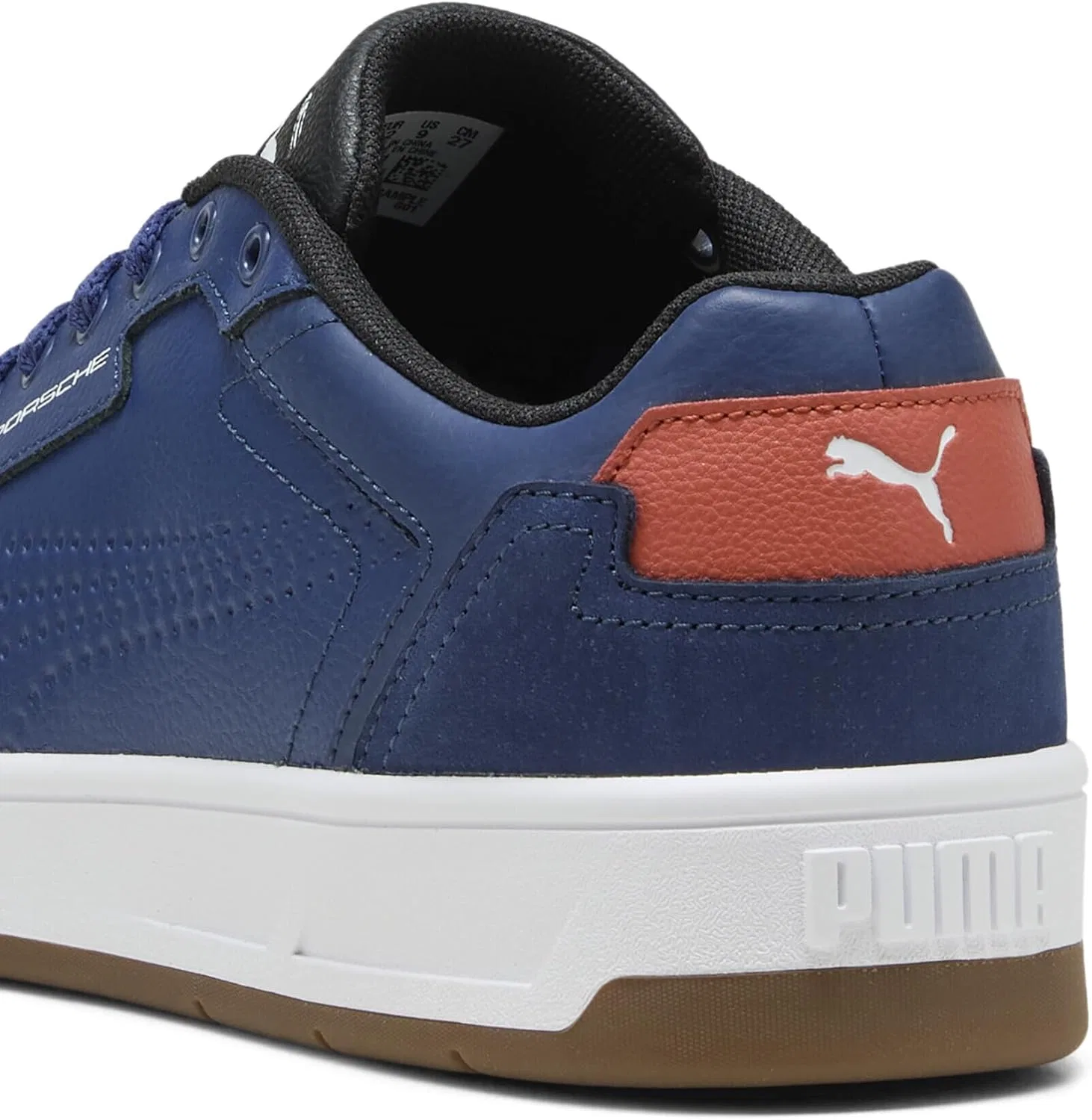 Кроссовки PUMA Adult Porsche Legacy Court Classic Lux, Blue Jewel — фото 2