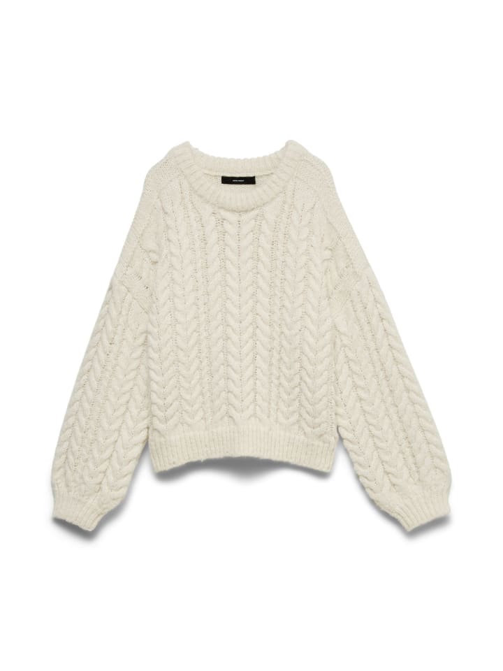 

Вязаный свитер цвета Береза Vero Moda