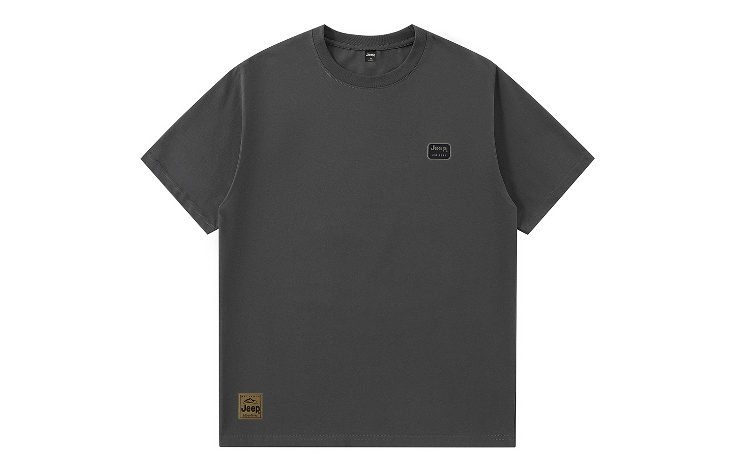 

Футболка Unisex Crew Neck Moderate Heavyweight Jeep, темно-серый