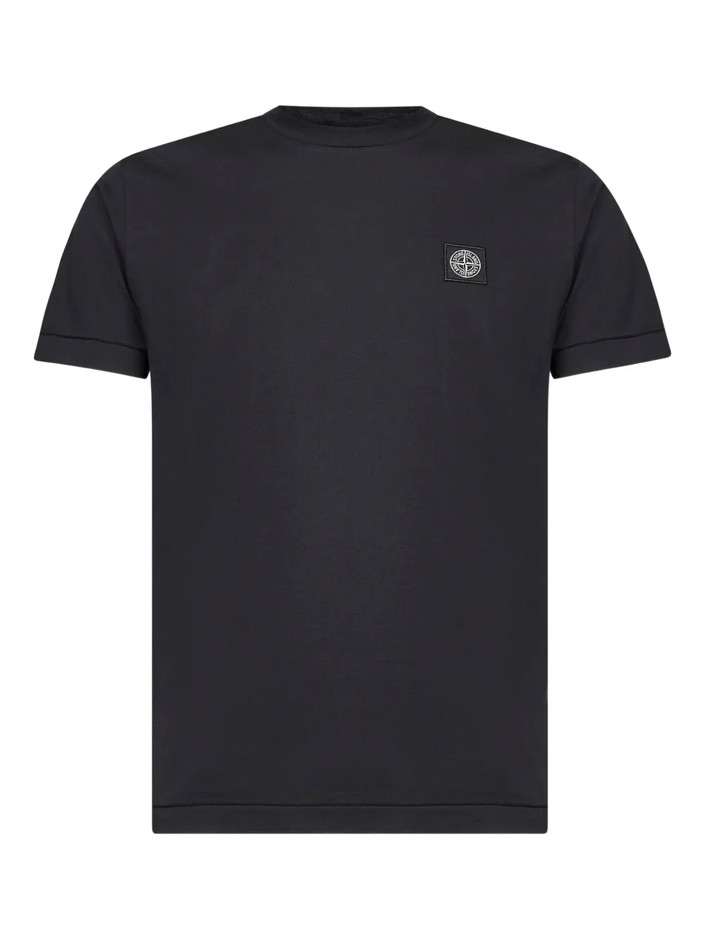 

Рифленая футболка с нашивкой-логотипом Stone Island, черный