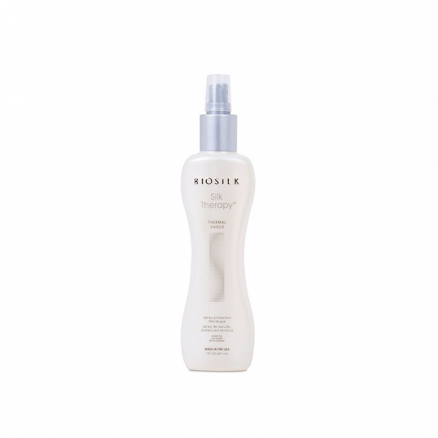 

Лак для волос с термозащитой silk therapy thermal shield Biosilk, 177 мл