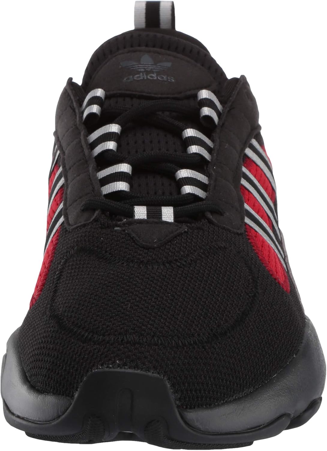 Кроссовки adidas Haiwee для детей и подростков, черный/алый — фото 2