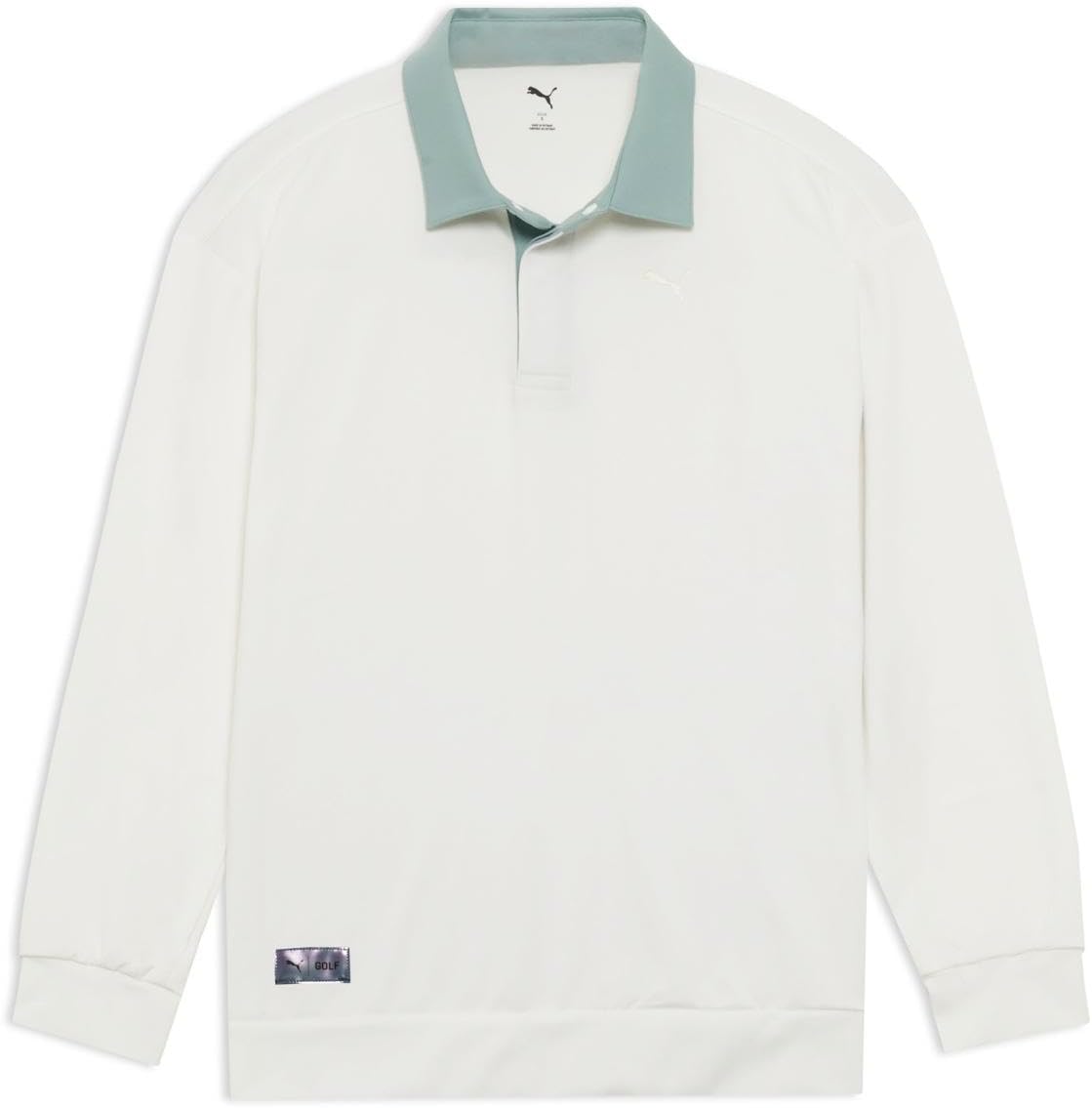 

Поло PUMA Golf FOG, с длинным рукавом/широкий силуэт, 63579403, белый