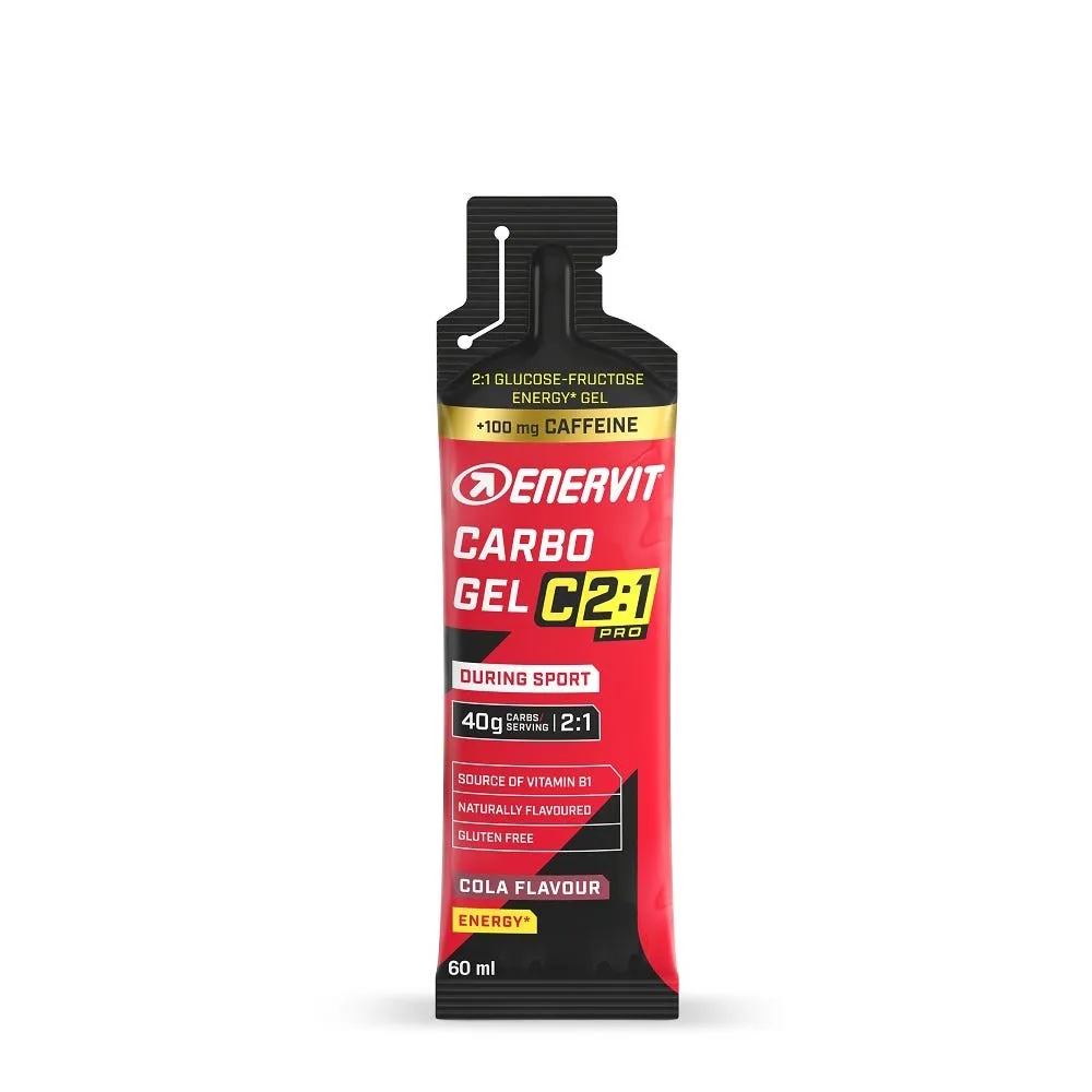 

Enervit C2 1 Pro Карбогель-кола с кофеином, 60 мл, без глютена