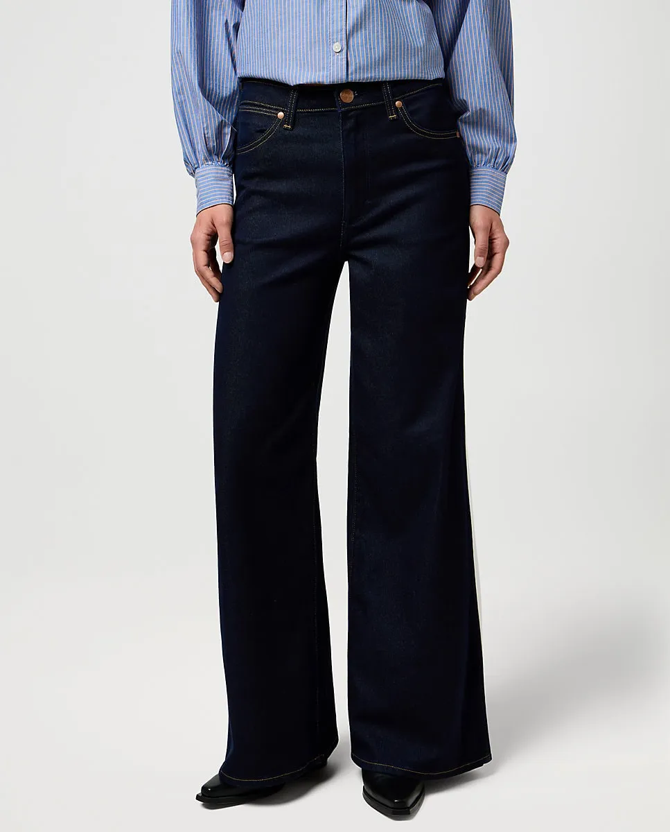 

Женские джинсы Canyon с широким кроем и высокой талией Wrangler, темно-синий