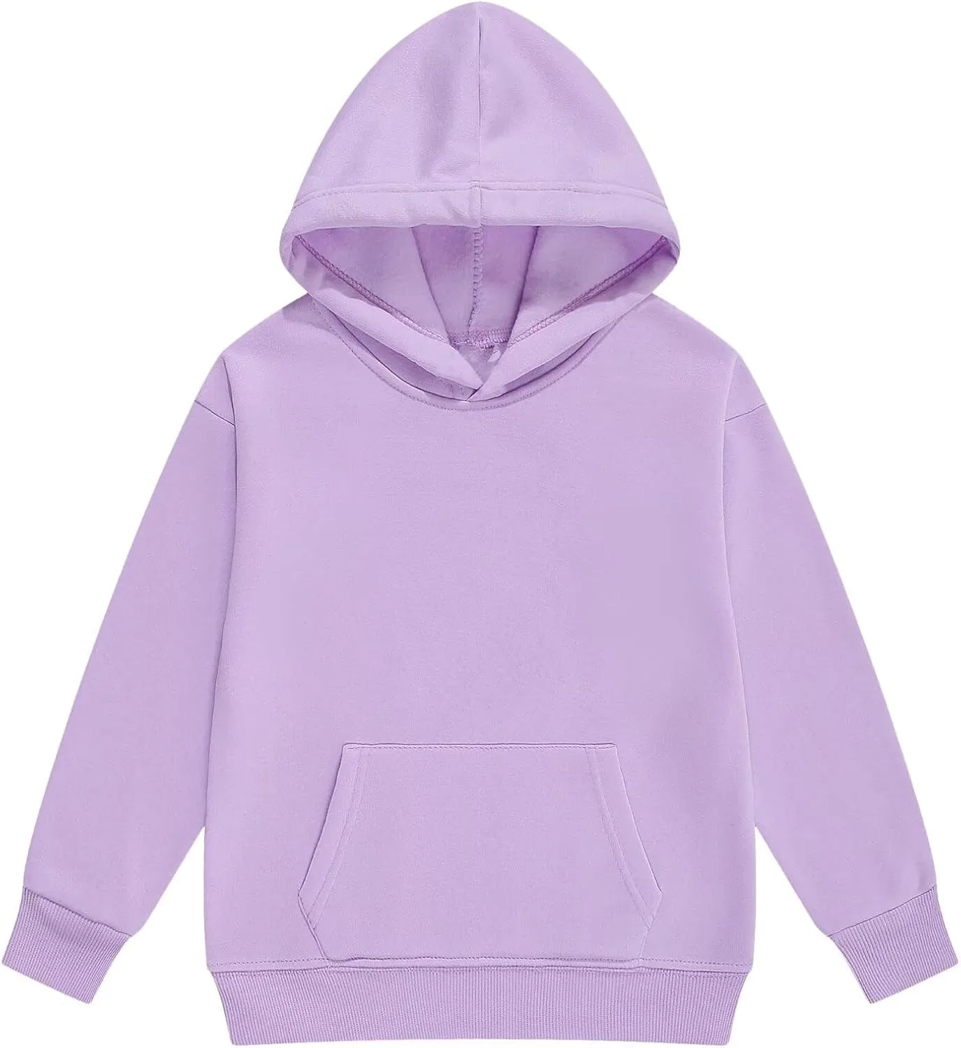 Детский спортивный костюм, толстовка на молнии и джоггеры, Light Purple — фото 2