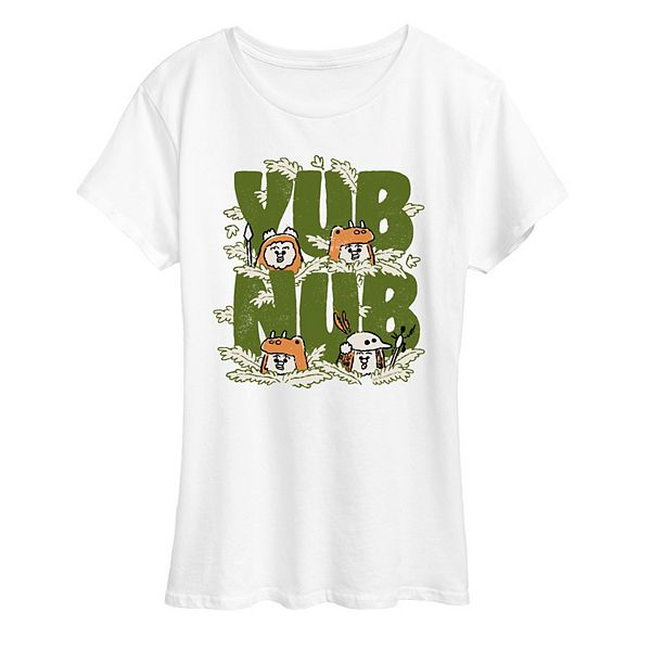 

Футболка женская с принтом ewok yub nub Star Wars, White, Белый, Футболка женская с принтом ewok yub nub Star Wars, White