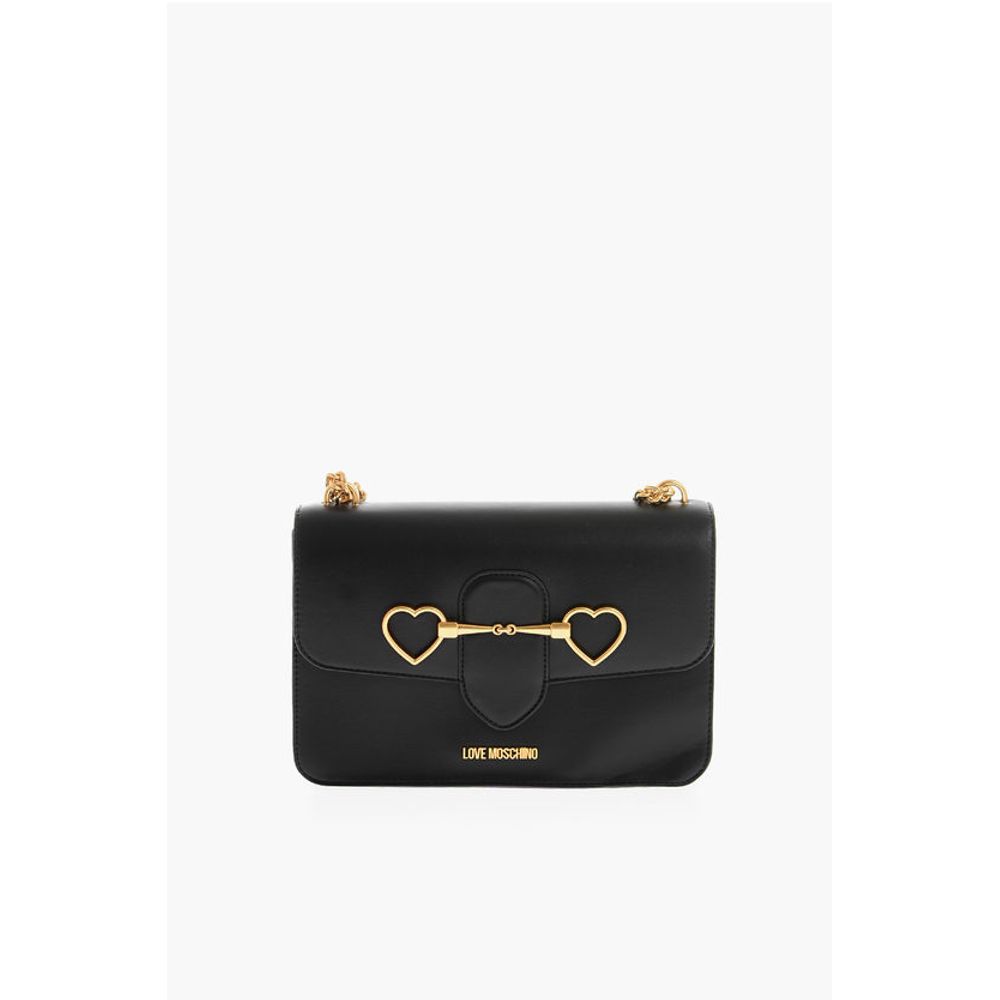 

Сумка через плечо LOVE с цепочкой и зажимом Moschino, Black