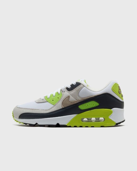 

Кроссовки Nike Air Max 90, цвет white/khaki-cyber-dk smoke grey