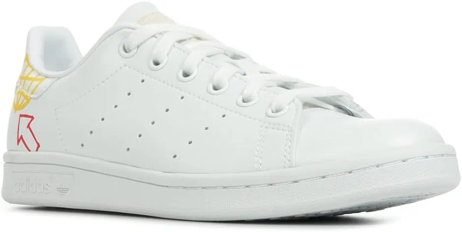 Кроссовки Adidas Unisex-Erwachsene Stan Smith Basketballschuhe, Weiß, 47 1/3 EU, Footwear White Halo Ivory Footwear White Fx5679 — фото 2