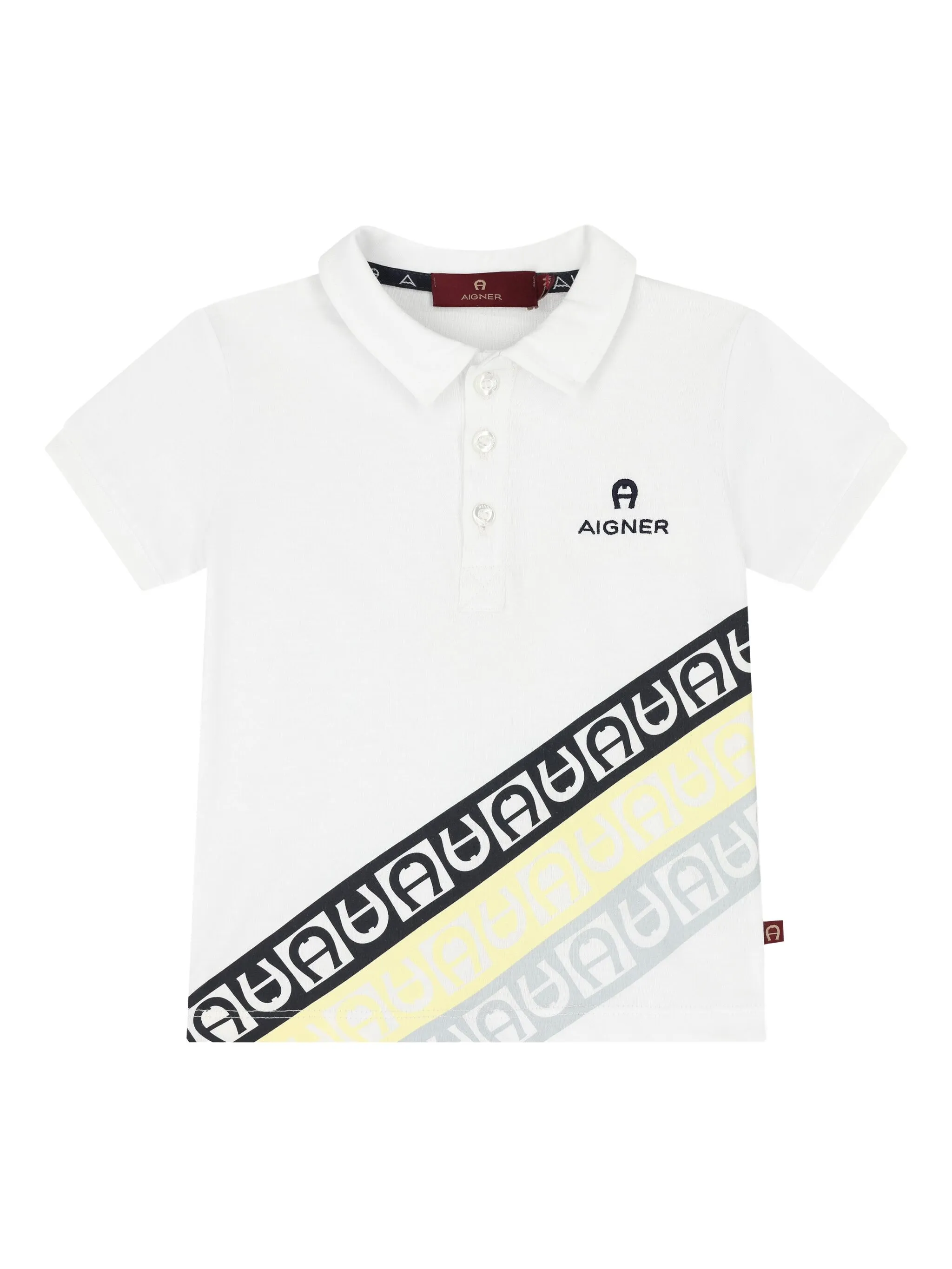 

Рубашка поло с короткими рукавами Aigner Kids, белый