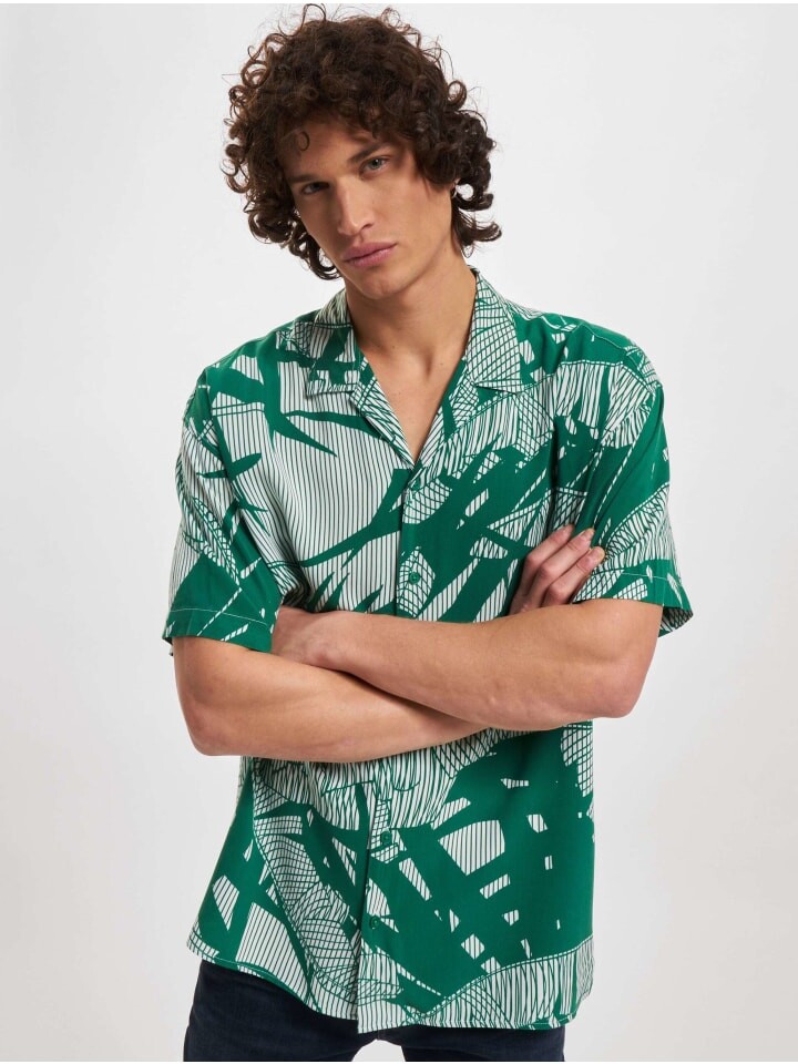 

Футболка Jack & Jones Flannel Hemd, цвет verdant green/palm