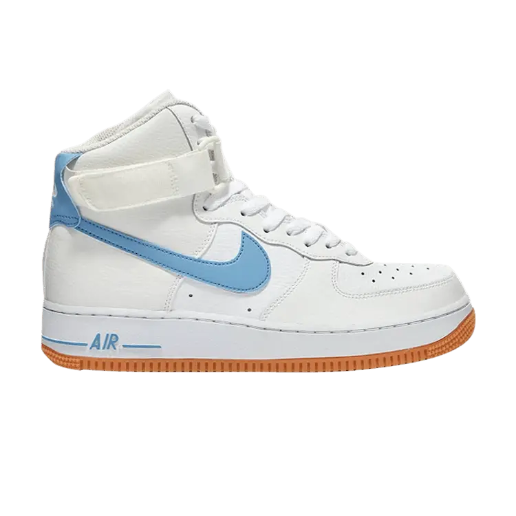 Кроссовки Nike Wmns Air Force 1 High 'White Light Blue Gum', белый