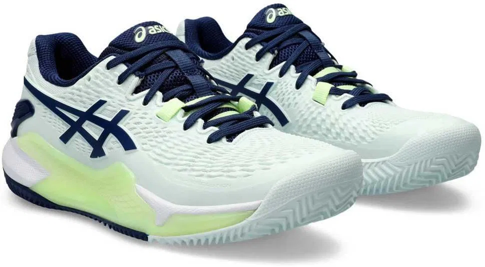 Кроссовки теннисные ASICS Gel-Resolution 9 Clay, Pale Mint Blue Expanse — фото 4
