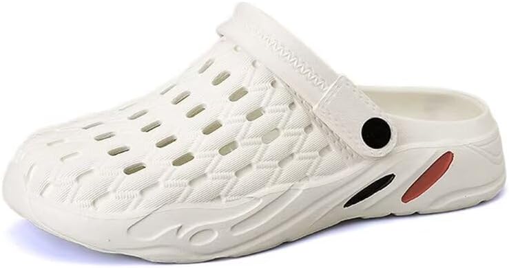 

Мужские облегченные летние сандалии с закрытым носком для пляжа, реки и ванной Zonkacen, бежевый