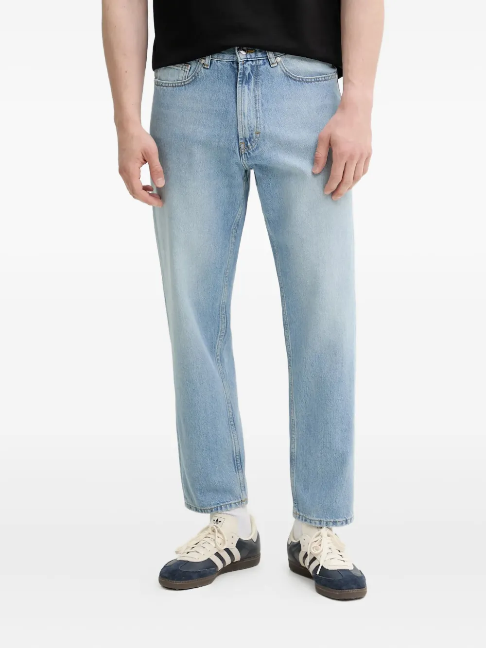 

Укороченные джинсы из хлопка HUGO, синий