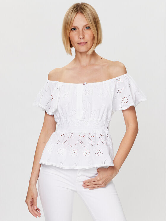 

Блуза стандартного кроя Guess, белый