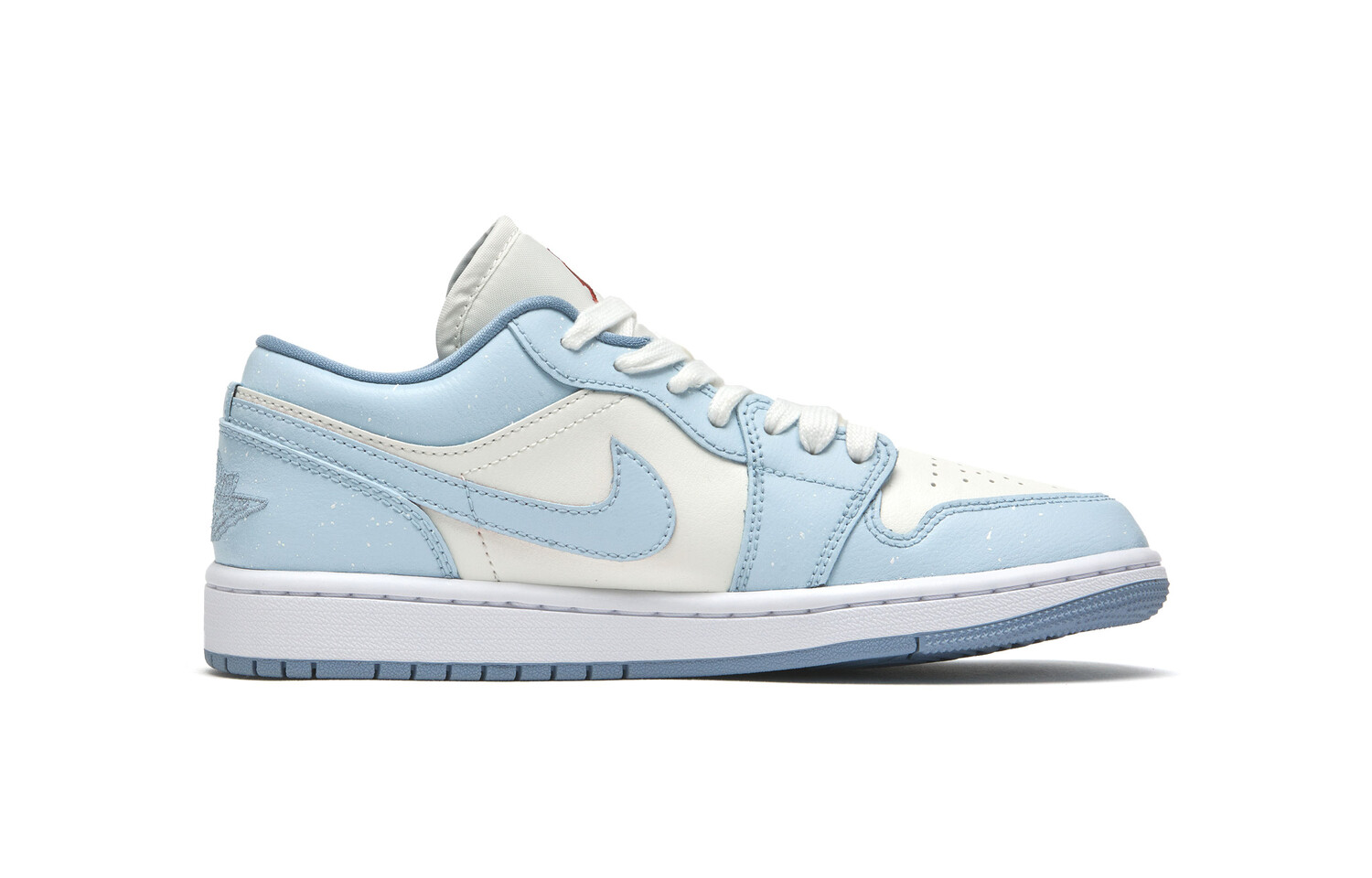 

Кроссовки Air Jordan 1 Vintage Basketball Shoes Women's Low-top White, синий