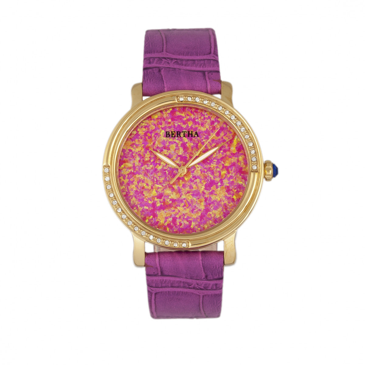 

Часы CourtneyOpal Dial с кожаным ремешком Bertha, темно-розовый